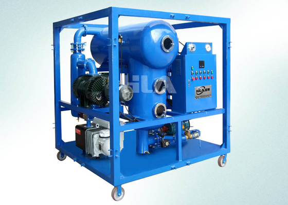 Máquina de centrifugação do óleo do transformador do interruptor de controle do PLC, equipamento da filtragem do óleo
