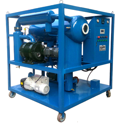 Máquina de purificação de óleo transformador de taxa de fluxo de 3000L/h com material de aço frio e capacidade de 700 kg