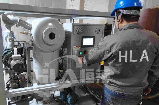 135KW Potência de aquecimento Máquina de purificação de óleo transformadora de aço frio
