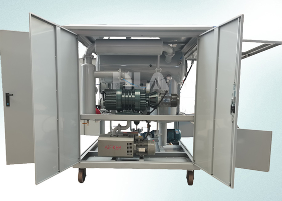 Máquina de filtragem de óleo transformadora de três fases com controlo PLC totalmente automático