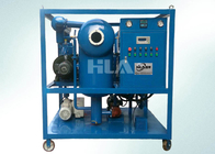 Máquina elétrica de alta tensão do purificador de óleo do transformador horizontal na linha trabalho