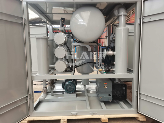 Purificação de óleo a 0,3 MPa de pressão com transformador de óleo e purificação