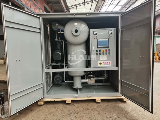 Purificação de óleo a 0,3 MPa de pressão com transformador de óleo e purificação