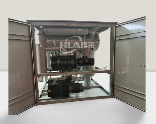 Máquina de purificação de óleo de potência de aquecimento de 48 kW para limpeza eficaz de óleo a uma pressão de 0,04 MPa