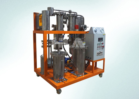 PLC painel de controle automático máquina de purificação de óleo de cozinha para operação manual automática e conforme pedido do cliente