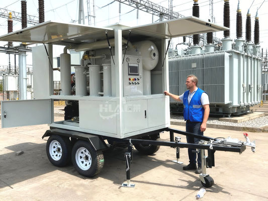 ≤ 0,4 Mpa Purificador de óleo móvel para carga pesada Intervalo de temperatura 20-80C Modo automático de operação manual