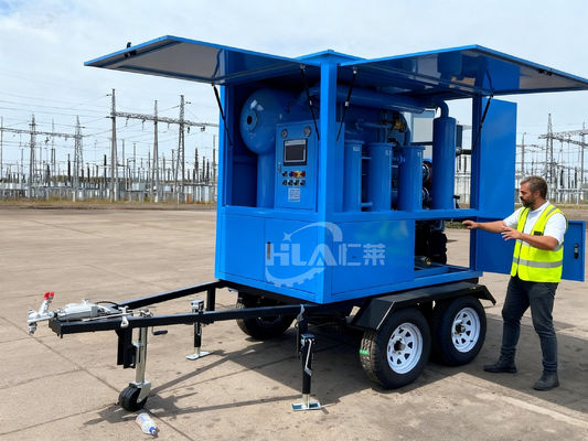 Equipamento Compacto e Durável de Purificador de Óleo Móvel ≤0.4 Mpa Nível de Vácuo -0.06～-0.099 Mpa