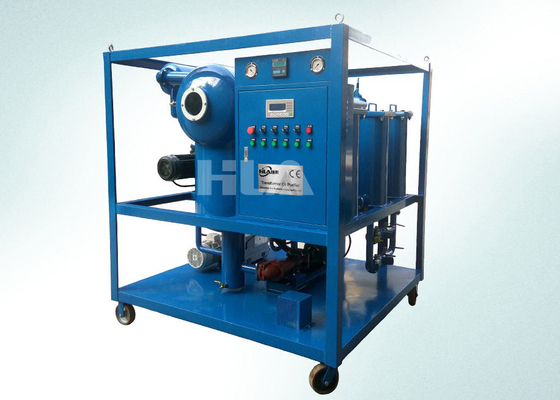 Máquina de purificação de óleo transformador de taxa de fluxo de 3000L/h com material de aço frio e capacidade de 700 kg