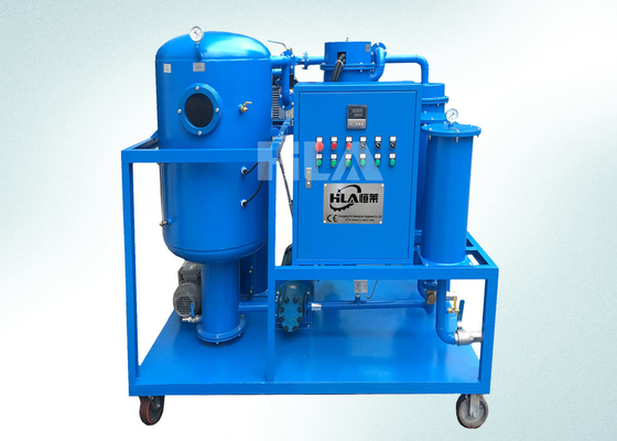 Máquina preta da purificação de óleo da turbina com sistema protetor bloqueado