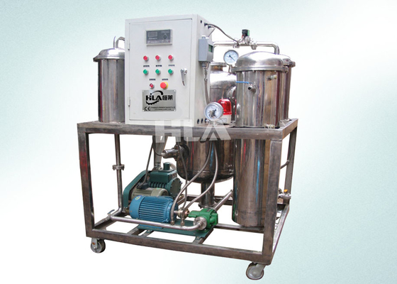 Sistema portátil da purificação de óleo do desidratador do vácuo com sistema de controlo do PLC