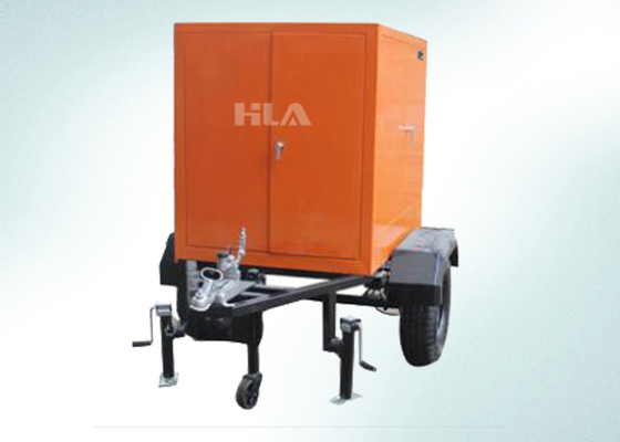 Purificador de óleo móvel industrial com tecnologia avançada de filtragem e capacidade de 100 litros por hora