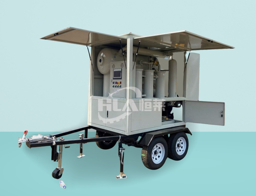 Máquina de purificação de óleo transformadora com método de purificação por aquecimento a vácuo e teor de água ≤ 3 ppm
