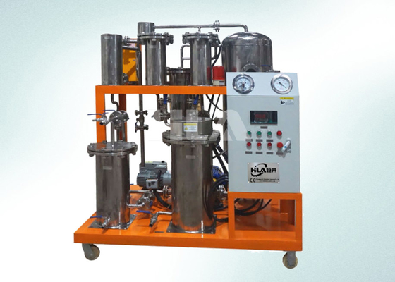 PLC painel de controle automático máquina de purificação de óleo de cozinha para operação manual automática e conforme pedido do cliente