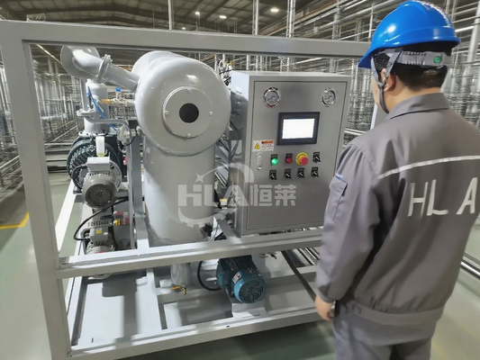 Máquina de purificação de óleo de potência de 50 kW-150 kW para alta taxa de fluxo de 600-18000L/hora em aplicações industriais